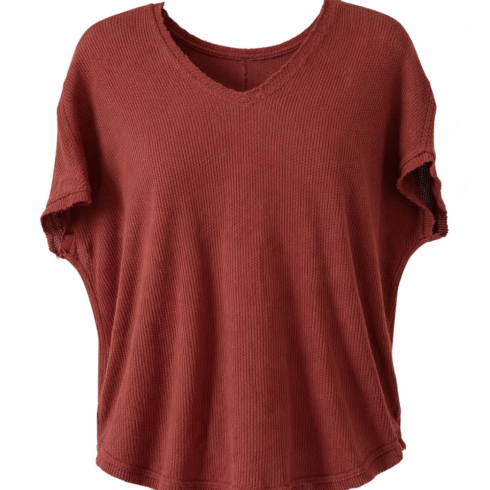 Women's plum brown Knit Top